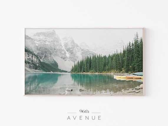 Mountain Lake Art for TV