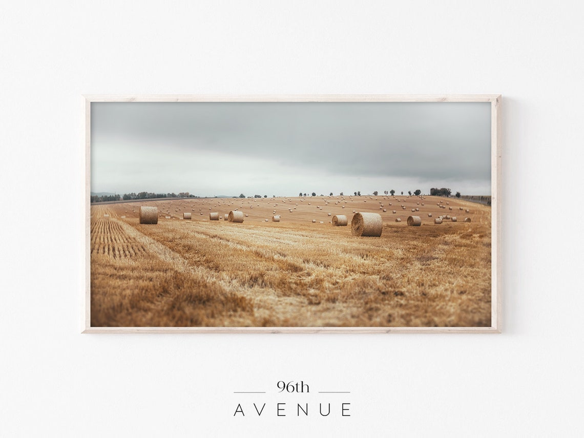 Frame Tv Art Farmhouse Tv Art Rustic Field Photography Instant
