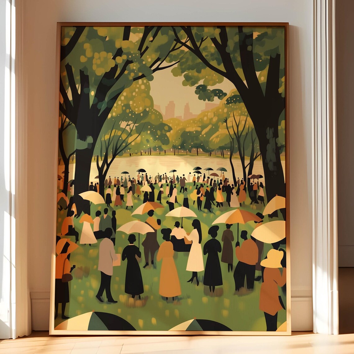 African Wall Art Black Prints, Vintage Oil Painting