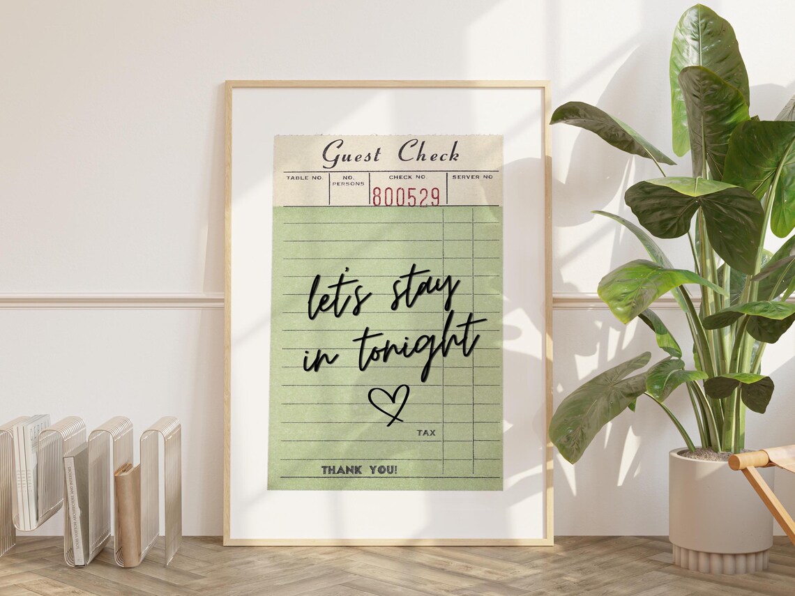 Guest Check Print, Dreamy Bedroom Art - Image 2
