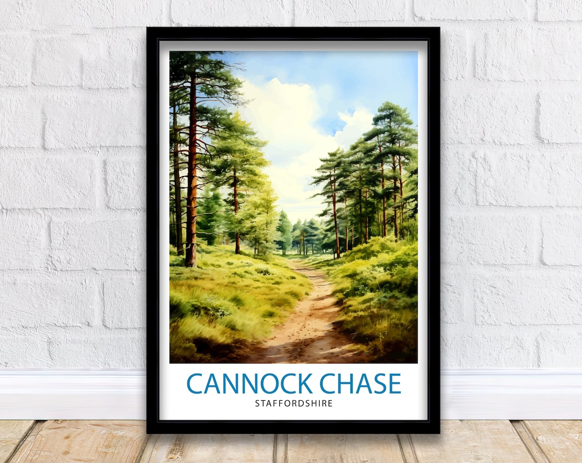 Cannock Chase AONB, Staffordshire Nature Reserve Art Print