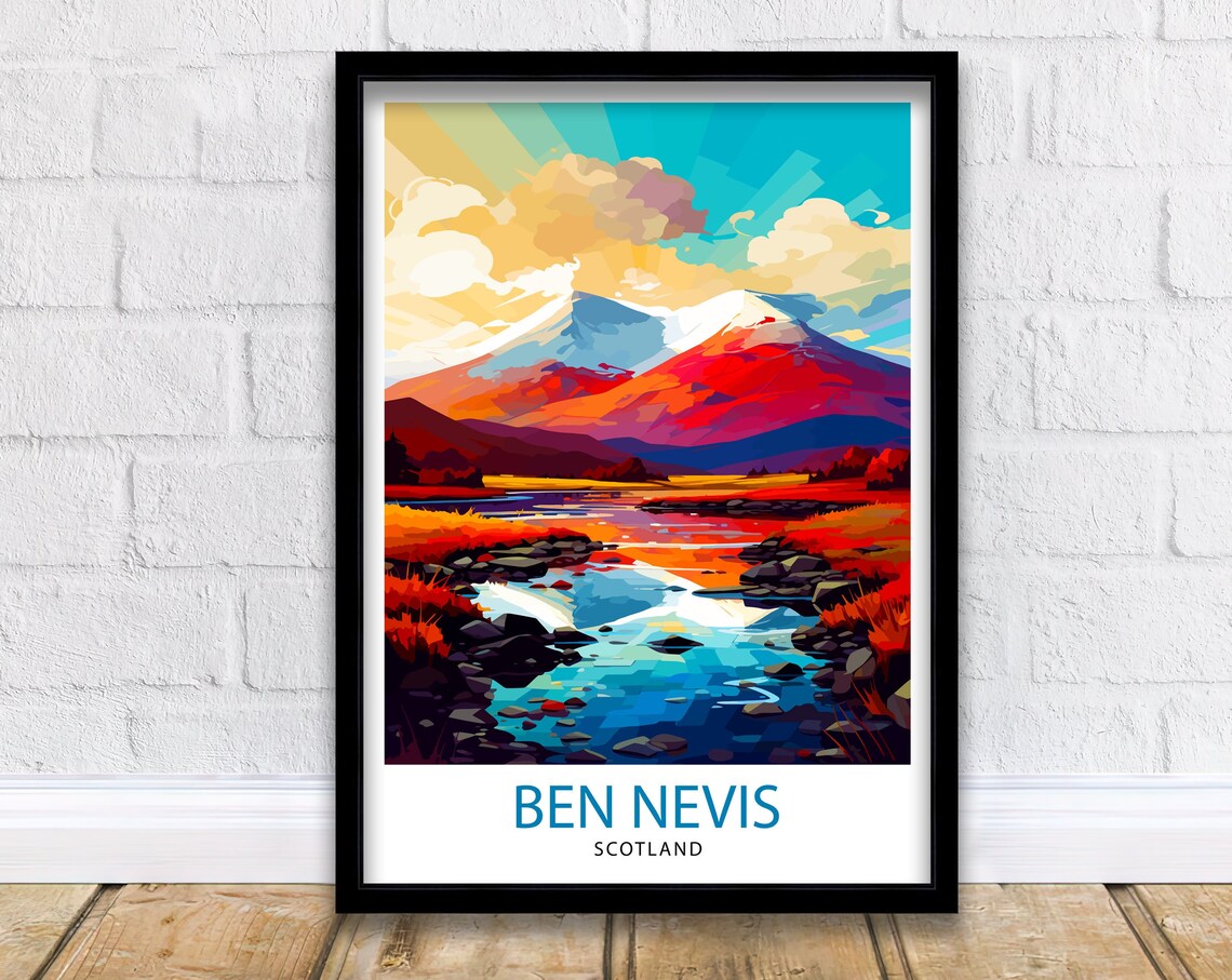Ben Nevis Scottish Mountain Decor Art Print