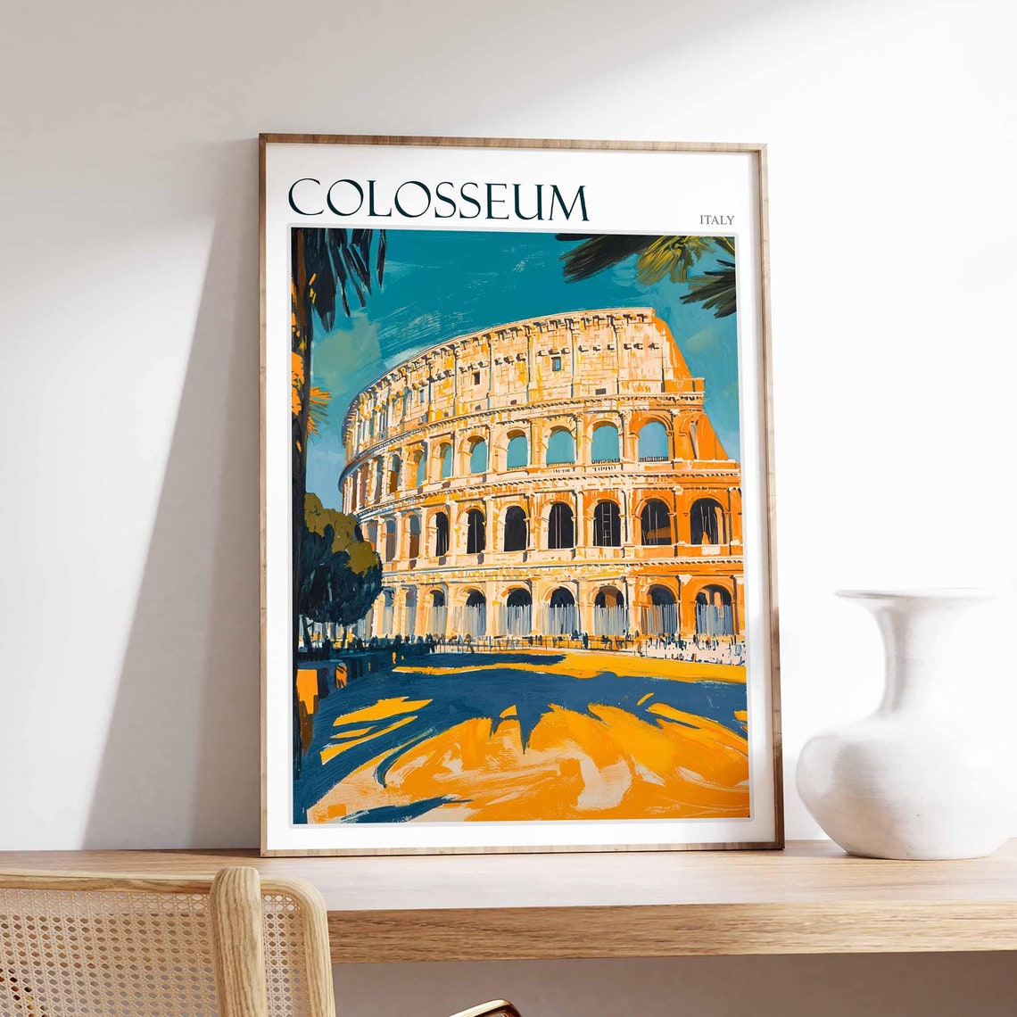 Colosseum Poster Colosseum Travel Print Italy Wall Art Italian Travel Print Italian Decor Italian Gift Colosseum Wall Art