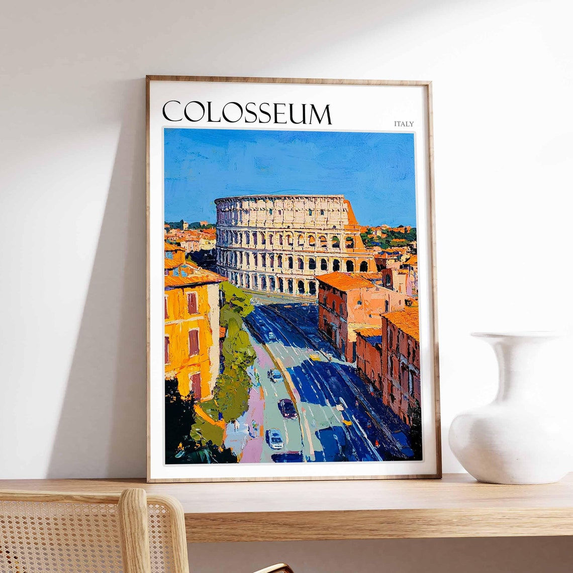 Colosseum Poster Colosseum Travel Print Italy Wall Art Italian Travel Print Italian Decor Italian Gift Colosseum Wall Art