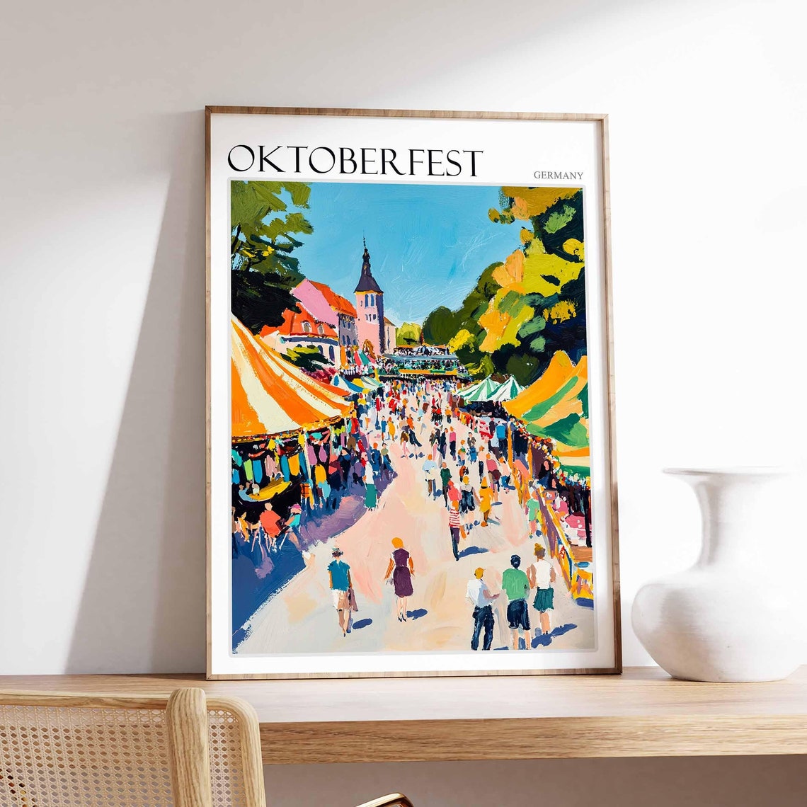 Oktoberfest German Gift Travel Poster