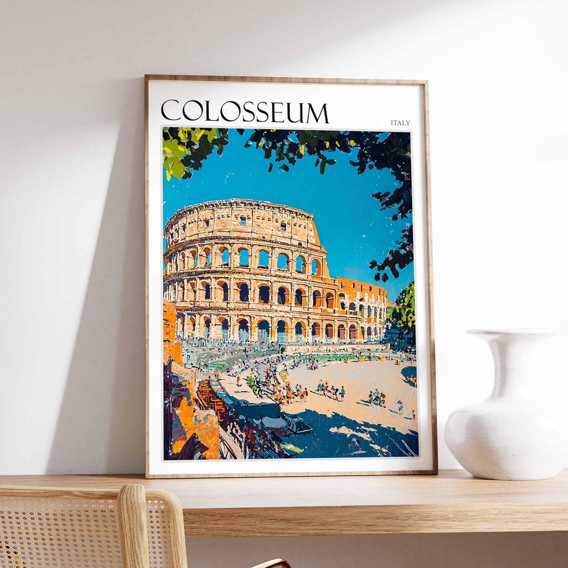 Colosseum Poster Colosseum Travel Print Italy Wall Art Italian Travel Print Italian Decor Italian Gift Colosseum Wall Art