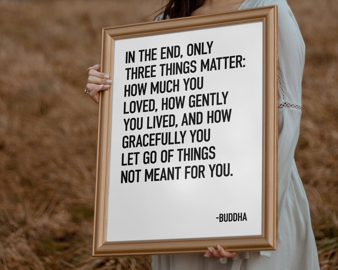 Buddha Quote Inspirational Art Print, Modern Decor - Image 2
