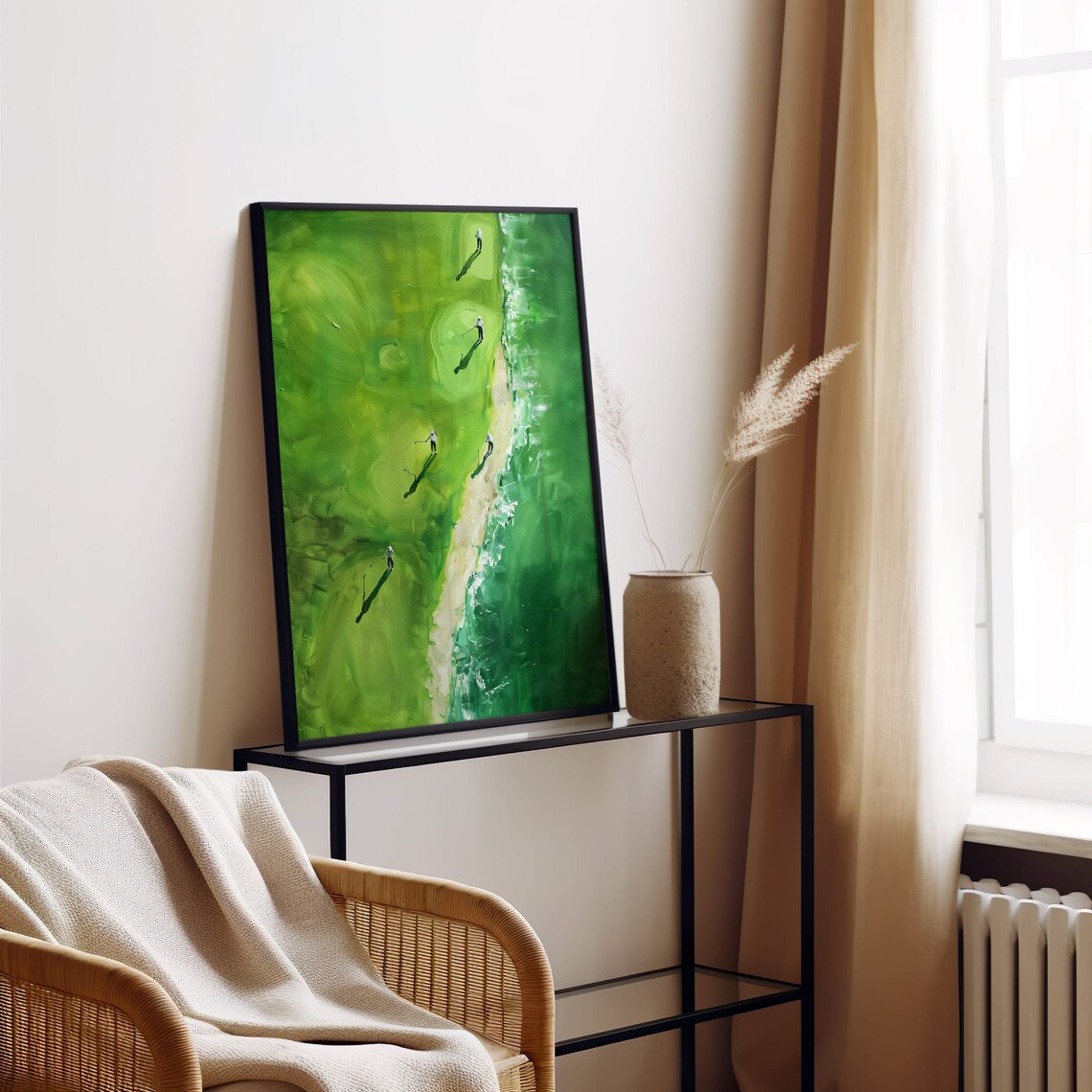 Modern Golf Course Art Print Landscape Print - Image 7