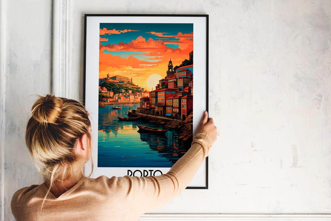 Porto Travel Poster, Portugal Home Decor Print - Image 2