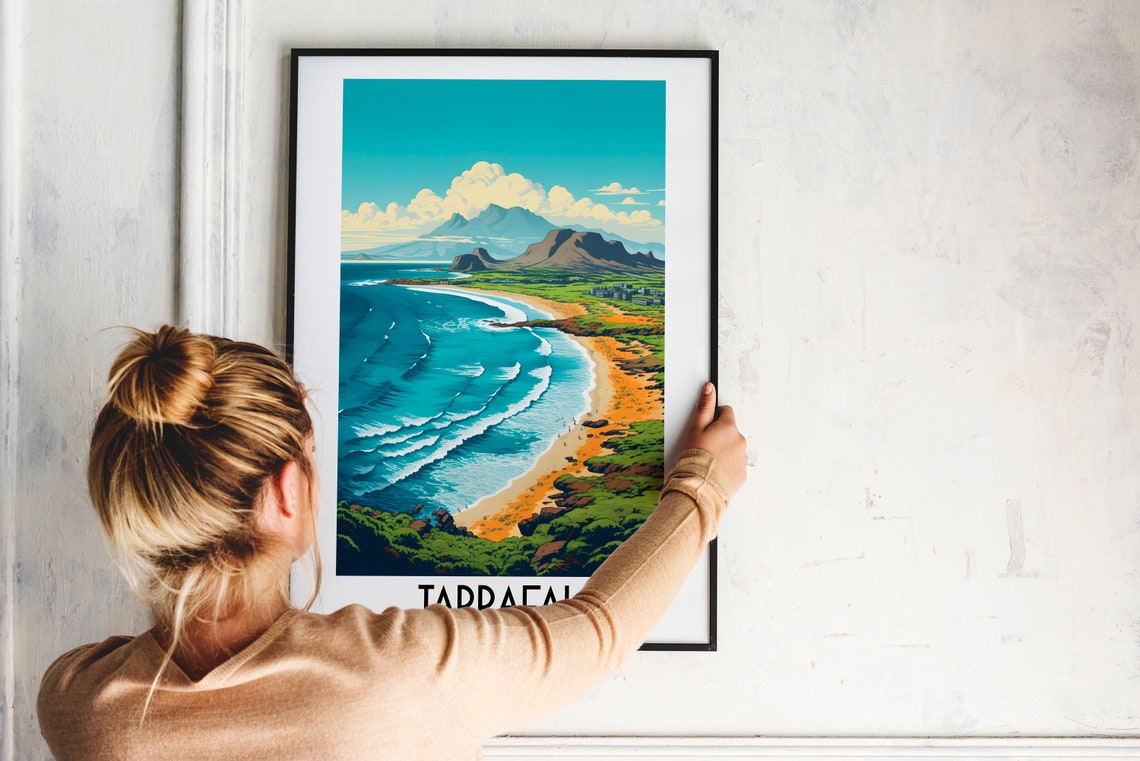 Tarrafal Cape Verde Surf Beach Waves Coast Golden Sand Travel Poster - Image 2