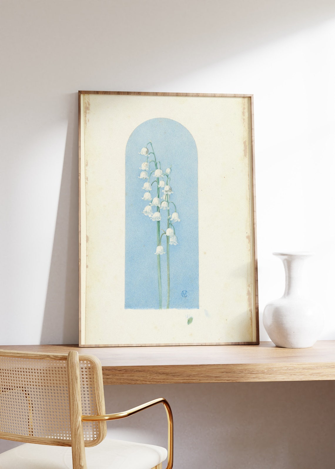 Vintage Lilies Of The Valley Botanical Art Print - Image 4