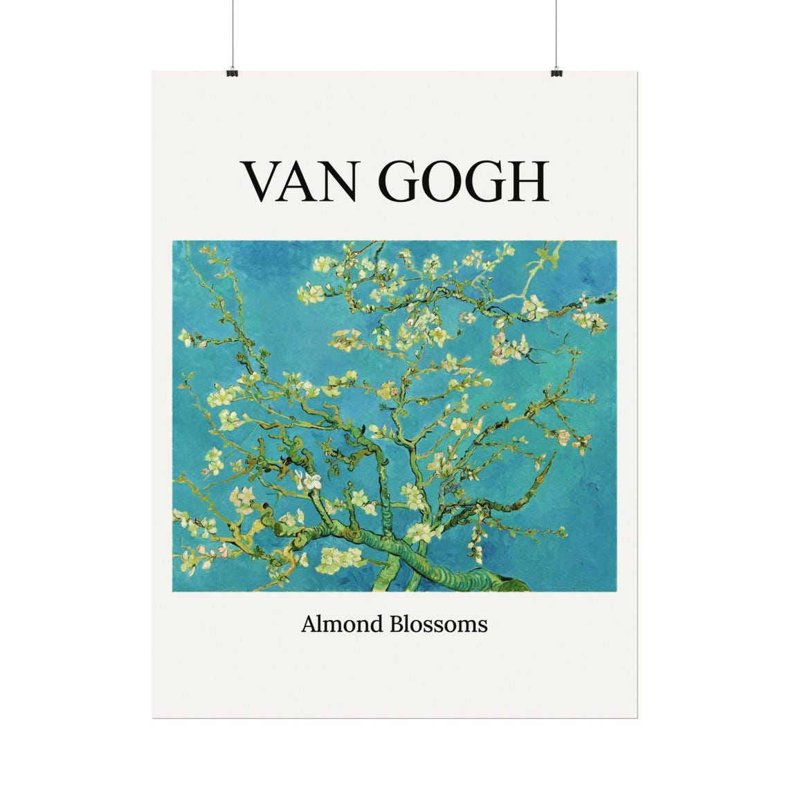 Vincent van Gogh Almond Blossom Branches Springtime Museum Poster - Image 2