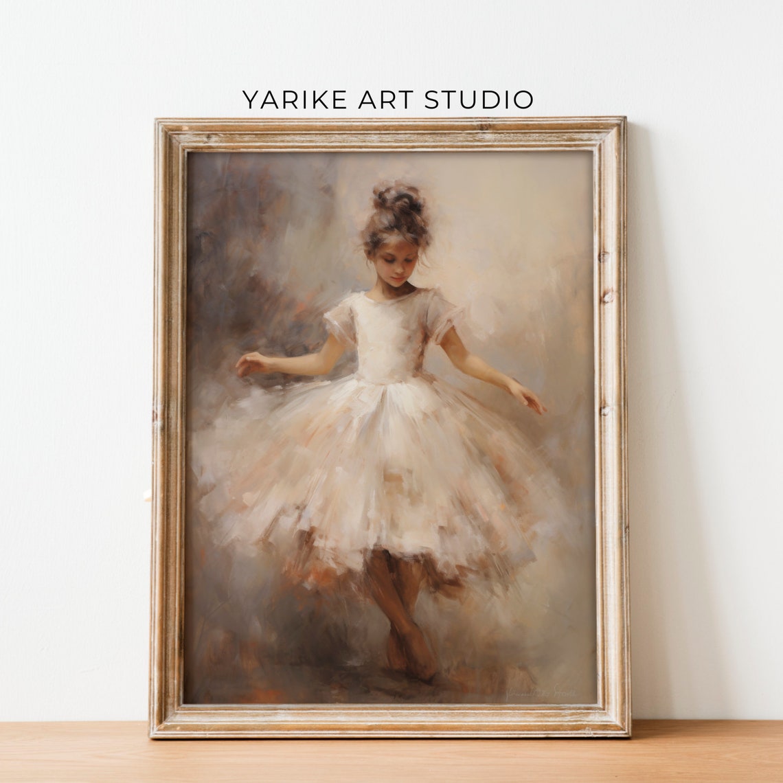 Ballet Nursery Art Ballerina Nursery Decor Girls Room Ballet Dancer Painting Ballerina Print Girl Wall Art 534 - Image 2