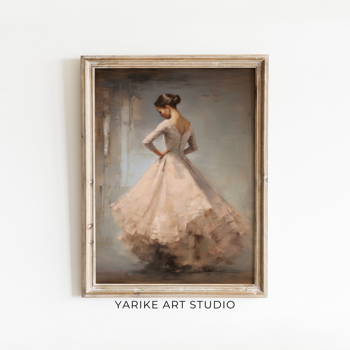 Ballet Nursery Art Antique Ballerina Nursery Decor Pink Girls Room Ballet Dancer Painting Ballerina Print Girl Wall Art 485 - Image 6