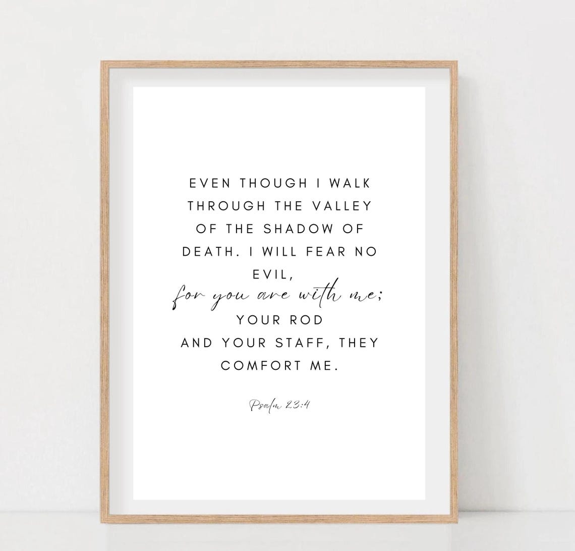 Psalm 23 - Scripture Wall Art - Image 2