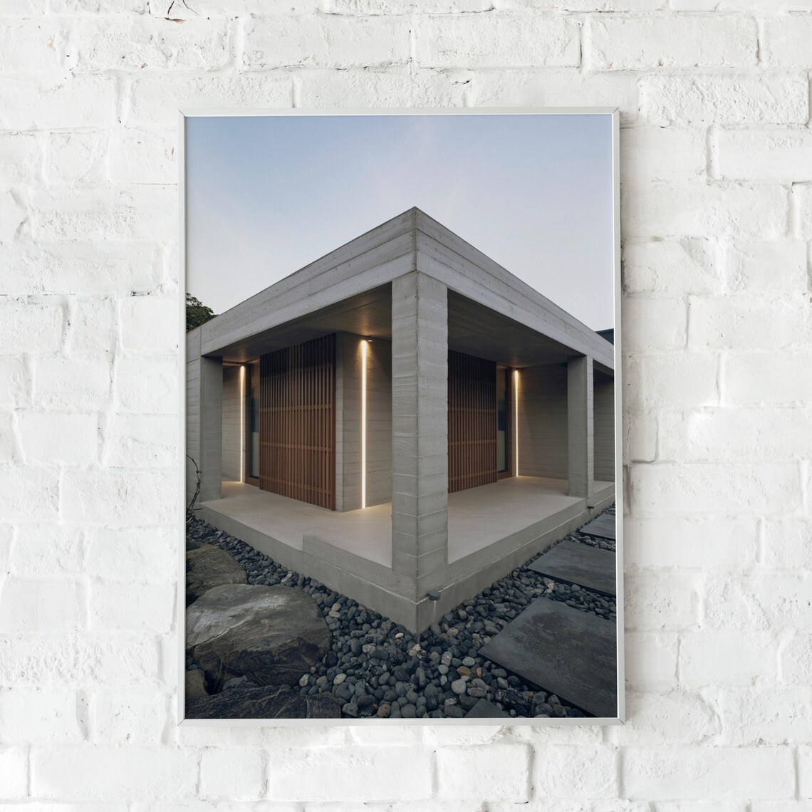 Modern Brutalist Concrete Mansion, California Home - Image 4