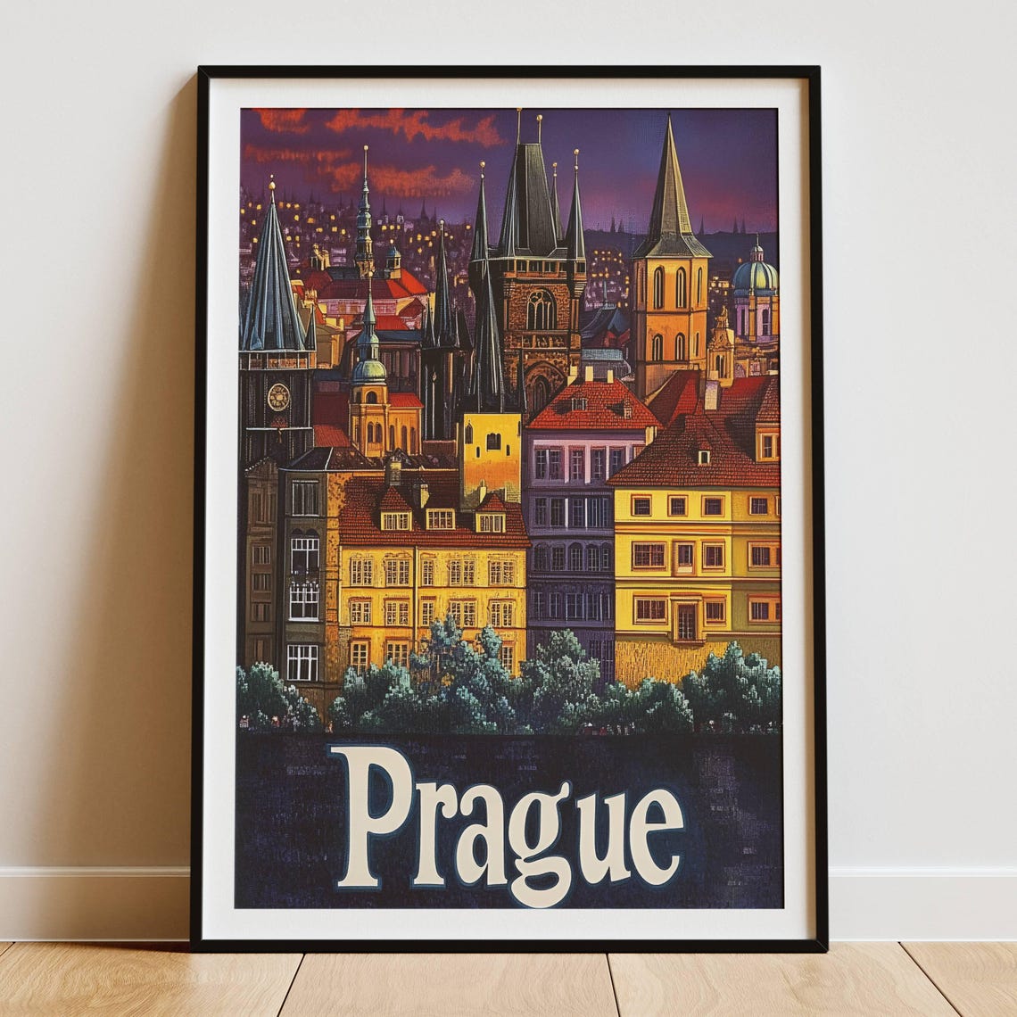 Prague Travel Poster, Europe Travel Gift - Image 5