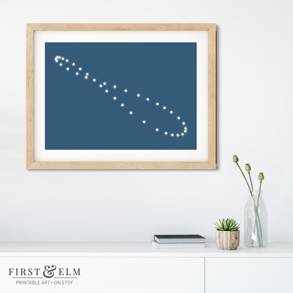 Analemma Illustration Abstract Science Art Teacher Gift Ideas Instant