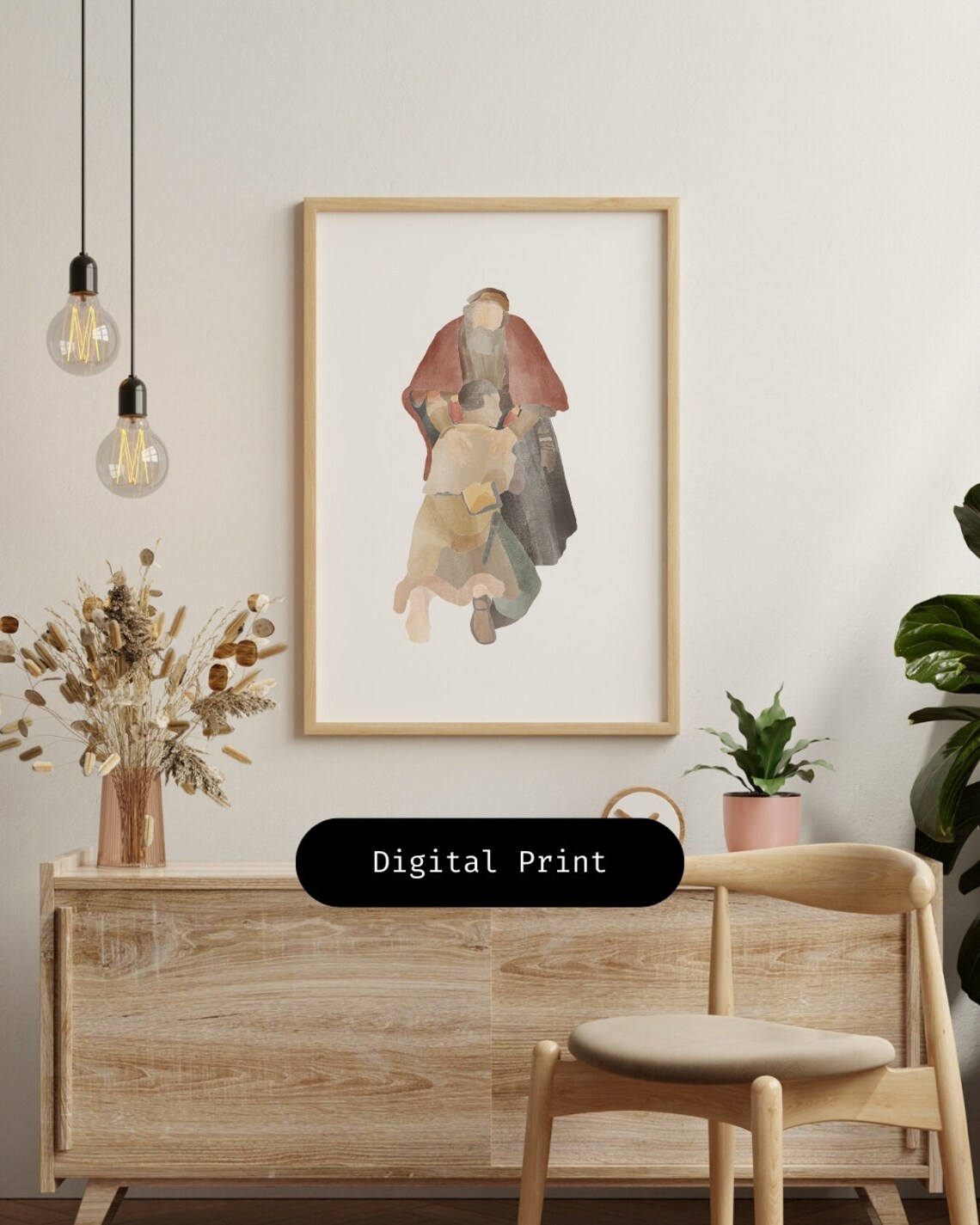 Christian Watercolor Prodigal Son Art Print