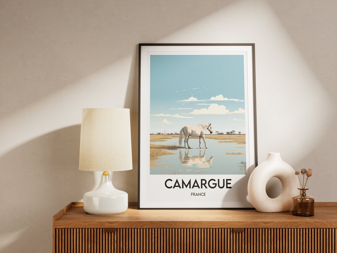 Camargue Travel Poster, France Travel Print - Image 2