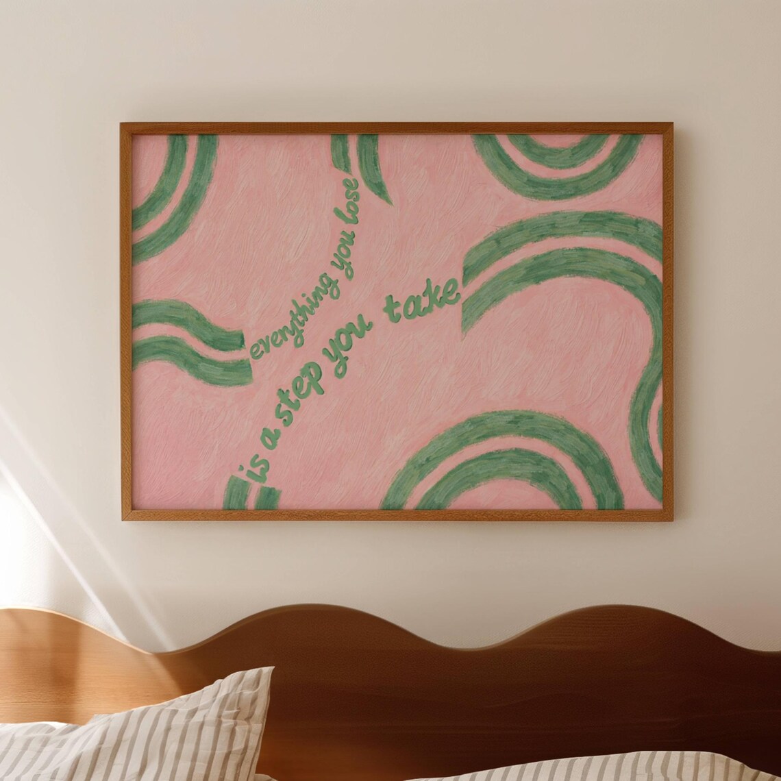 Everything You Lose Is A Step Take Taylor Lyric Poster