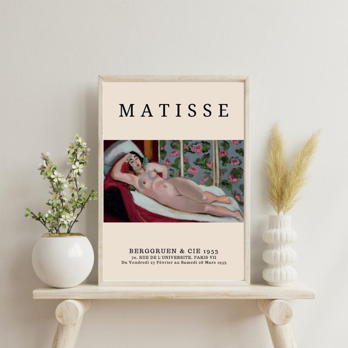 Henri Matisse Wall Art Henri Matisse Frame Art Henri Matisse Wall Art - Image 3