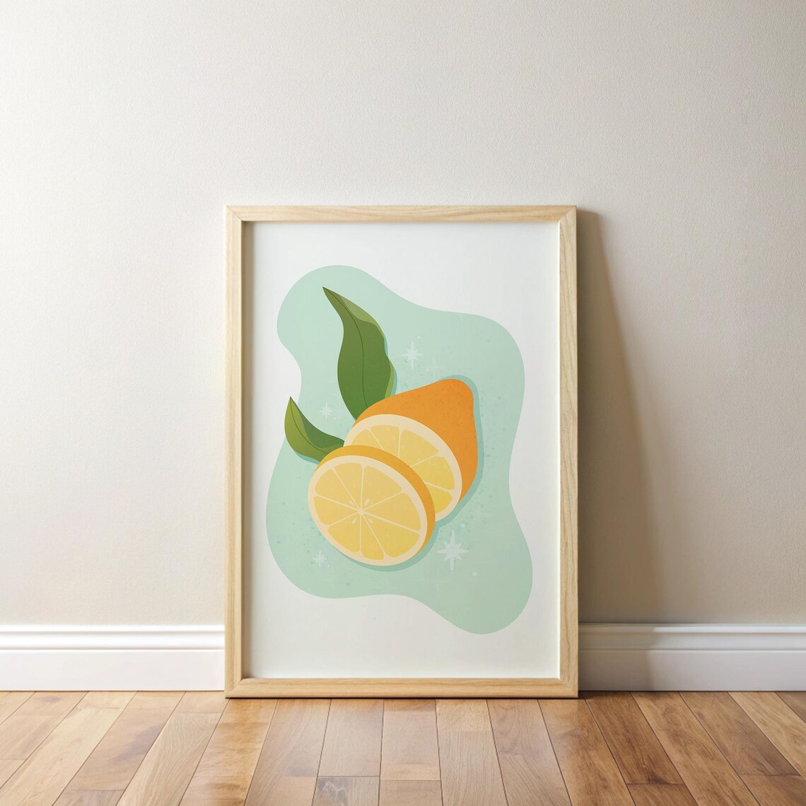 Lemon No 1 - Fruit Art Print - Image 2