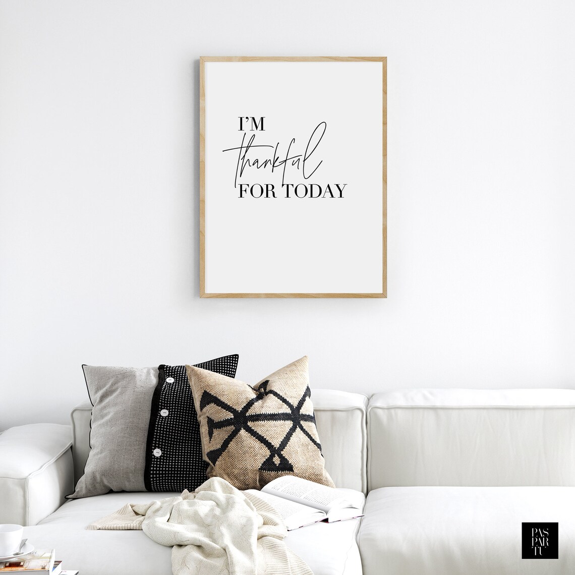 I'm Thankful For Today, Gratitude Poster Print - Image 5