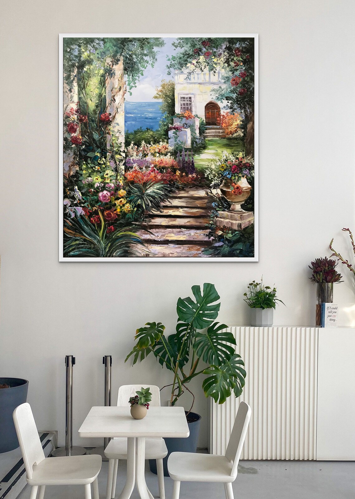 Positano Coast Oil Painting, Amalfi Coast Art Print - Image 3