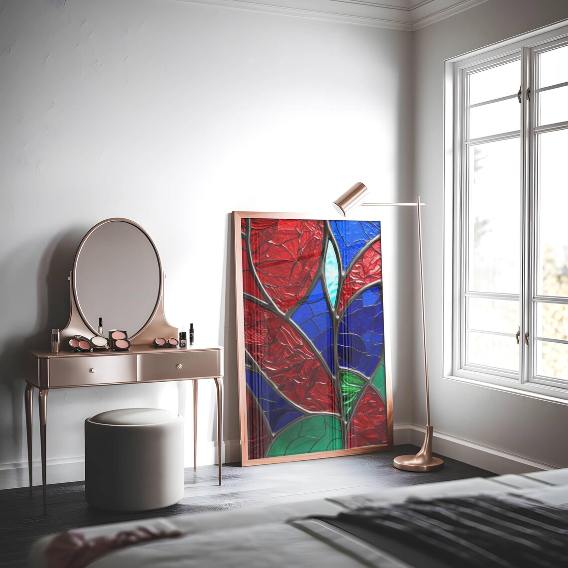 Stained Glass Art Print for Modern Spaces - Image 2