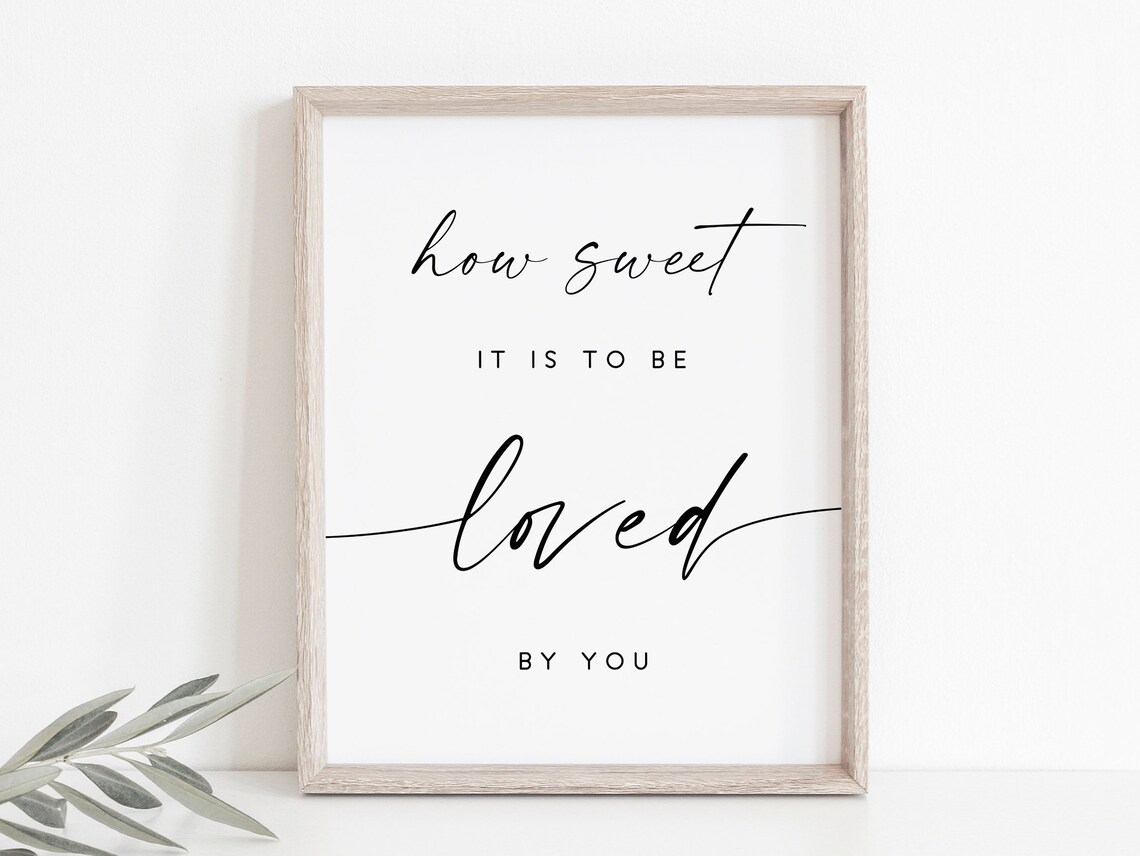 How Sweet It Is Love Dessert Bar Sign Poster