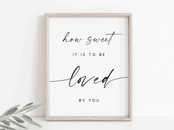 How Sweet It Is Love Dessert Bar Sign Poster