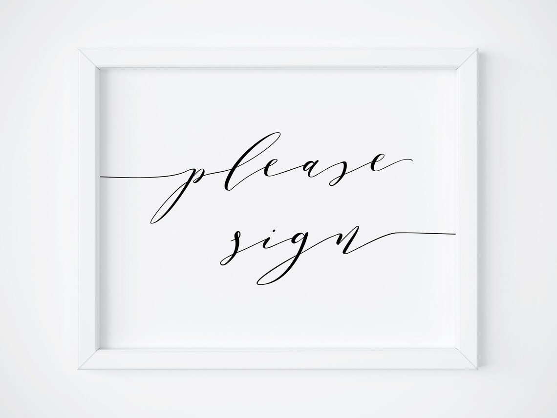 Wedding Guest Book Sign, Wedding Reception Art Print