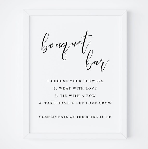Let Love Grow Wedding Reception Art Print