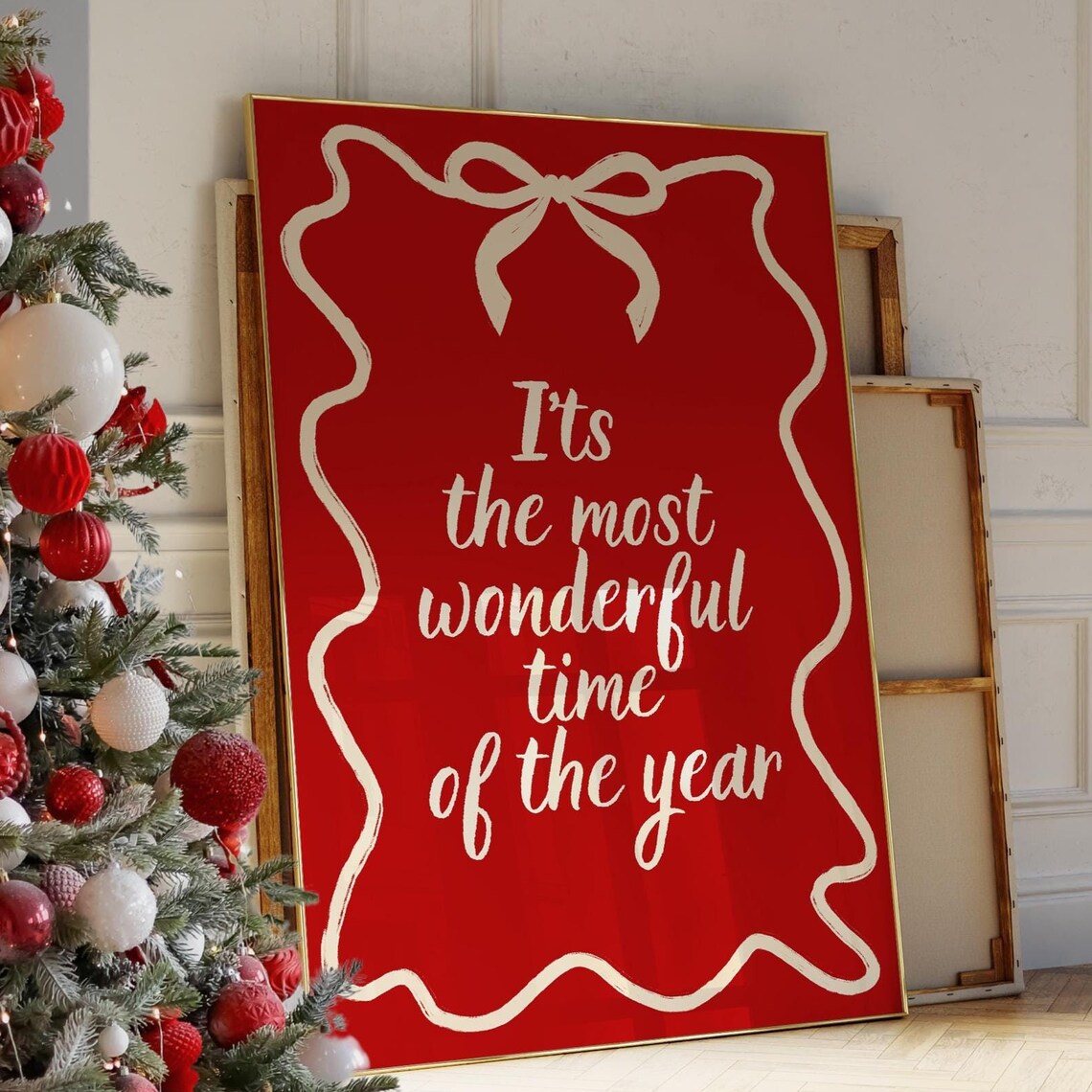 Its The Most Wonderful Time Christmas Art Print