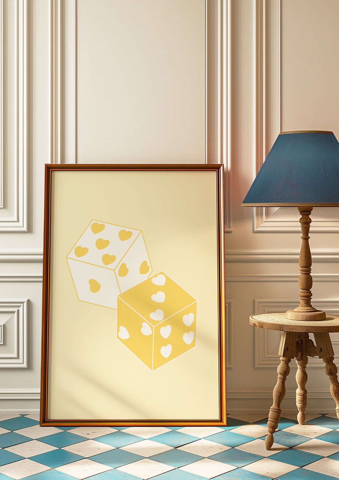 Dice Aesthetic Wall Art, Preppy Room Decor - Image 3