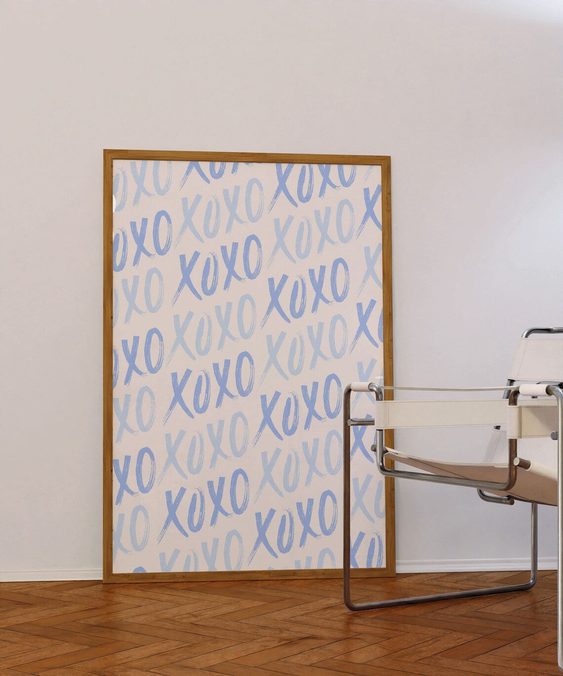 Xoxo Typography Art Print, Preppy Dorm Decor - Image 3