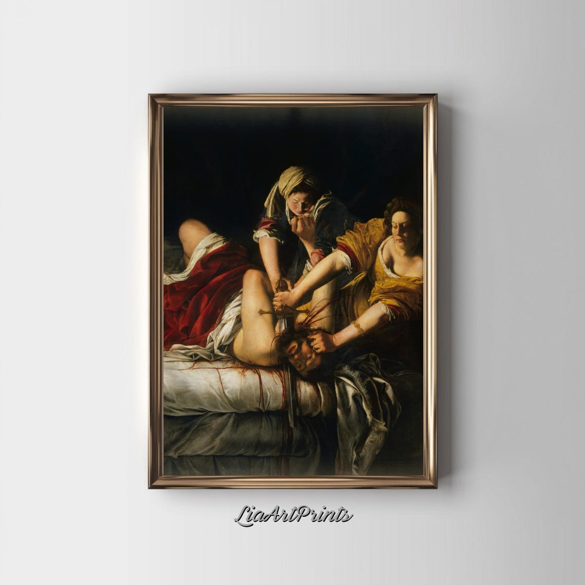 Judith And Holofernes Baroque Art Print - Image 3