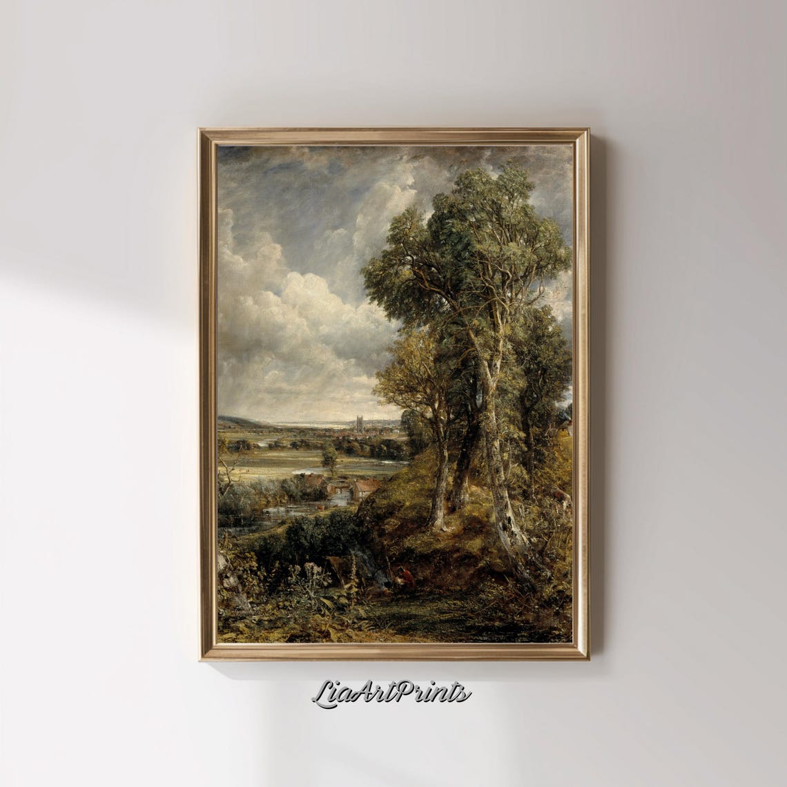 John Constable Dedham Vale English Countryside Cloudy Sky Poster - Image 3