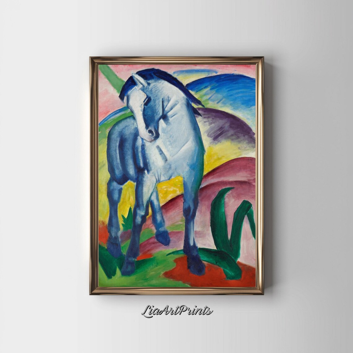 Franz Marc's Blue Horse I, Expressionist Masterpiece - Image 2
