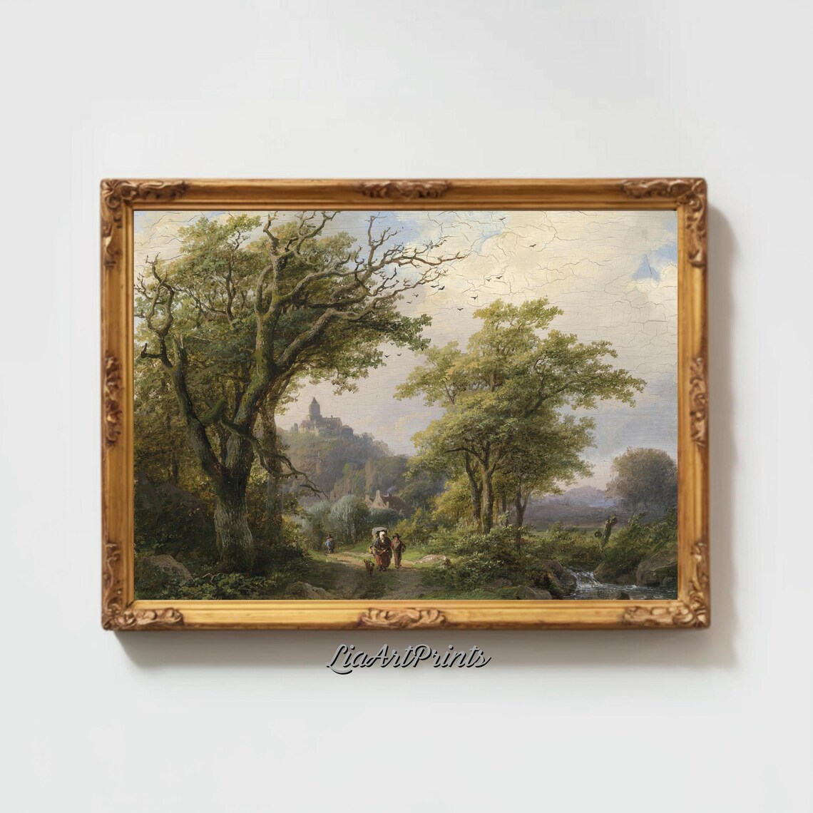 Countryside Path - Rustic Landscape Art Print - Image 2