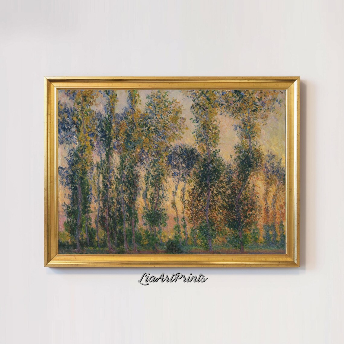 Impressionist Forest Art Print, Elegant Landscape Decor - Image 4