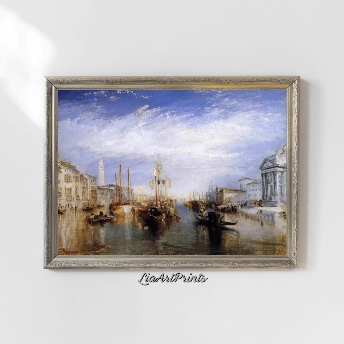 Grand Canal Venice Classic Venetian Maritime Gondola Scene Art Poster - Image 4
