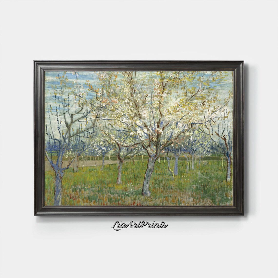 Orchard In Blossom, Van Gogh Inspired Spring Scene - Image 3