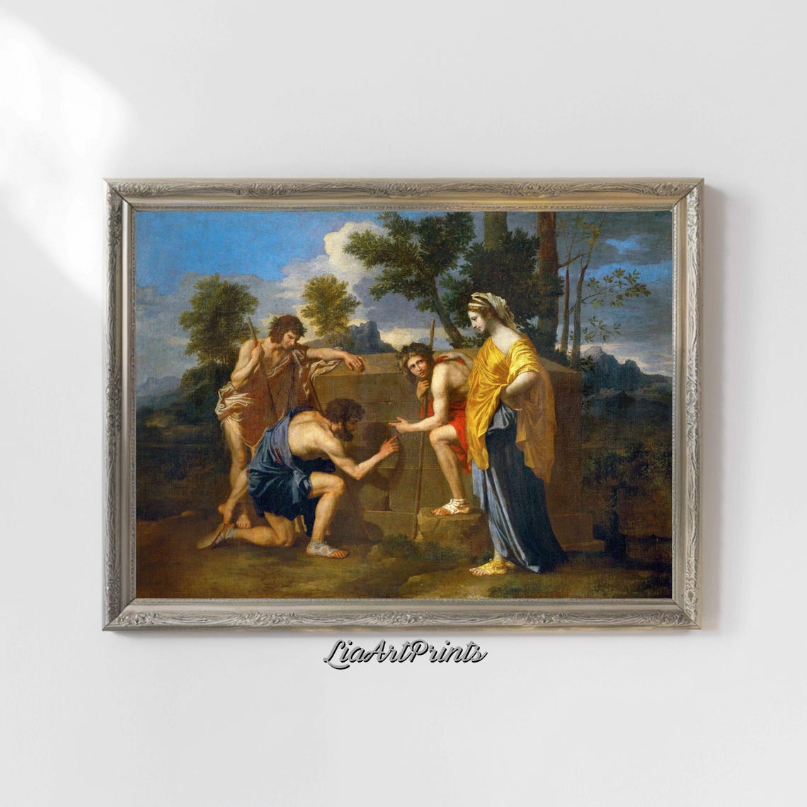 Nicolas Poussin Et in Arcadia Ego Shepherds Tomb Classical Art Poster - Image 4