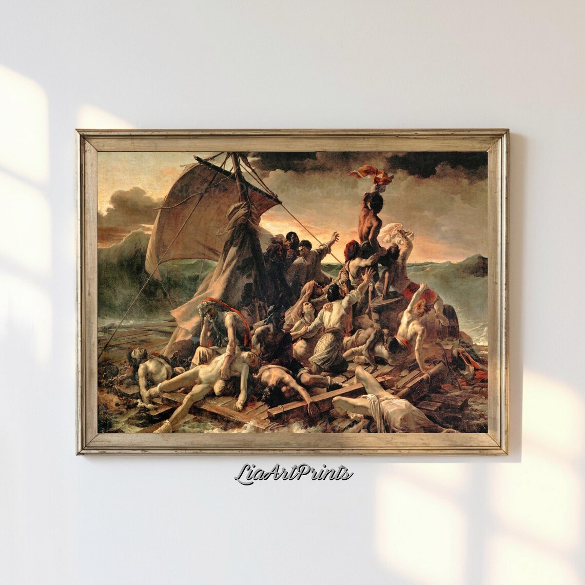 Theodore Gericault The Raft Of The Medusa Dramatic Shipwreck Poster