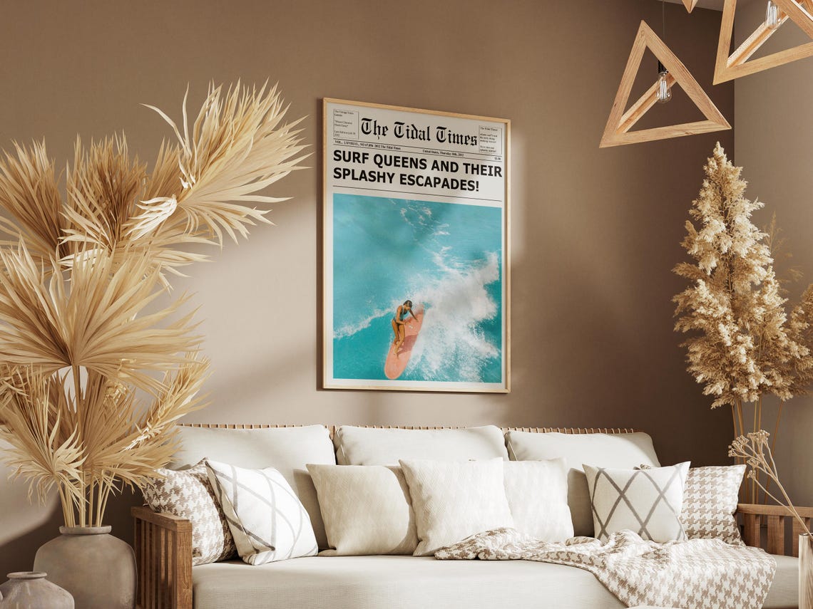 Coastal Magazine New York Times Retro Poster - Image 5