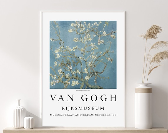 Van Gogh Almond Blossom 1890 Classic Rijksmuseum Museum Art Poster