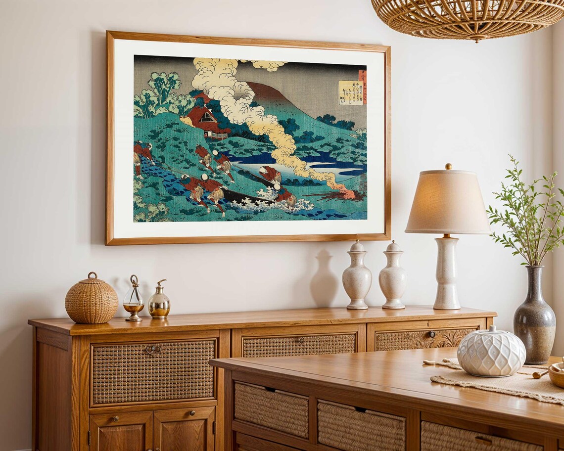Katsushika Hokusai Poem By Kakinomoto No Hitomaro - Image 3