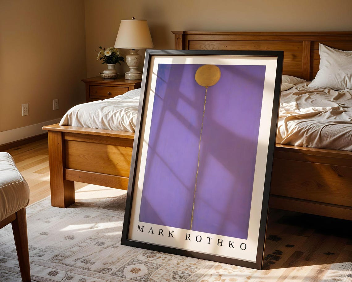 Mark Rothko Poster Abstract Expressionism Color Field Print Mark Rothko Print Modern Abstract Museum Poster Modern Wall Decor - Image 4